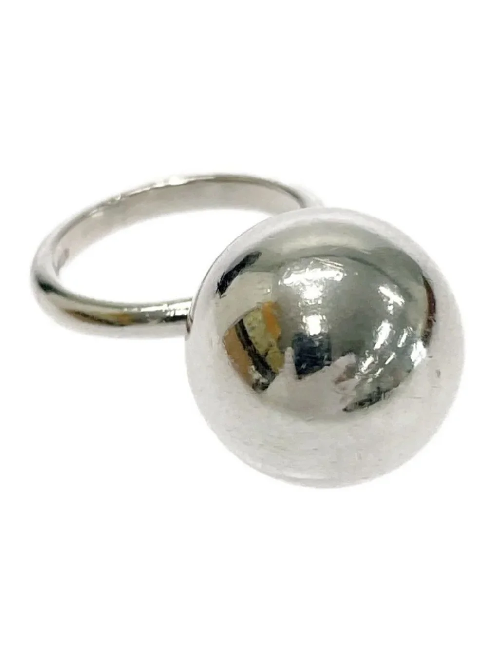 Tiffany & Co Silver HardWear Ball Ring